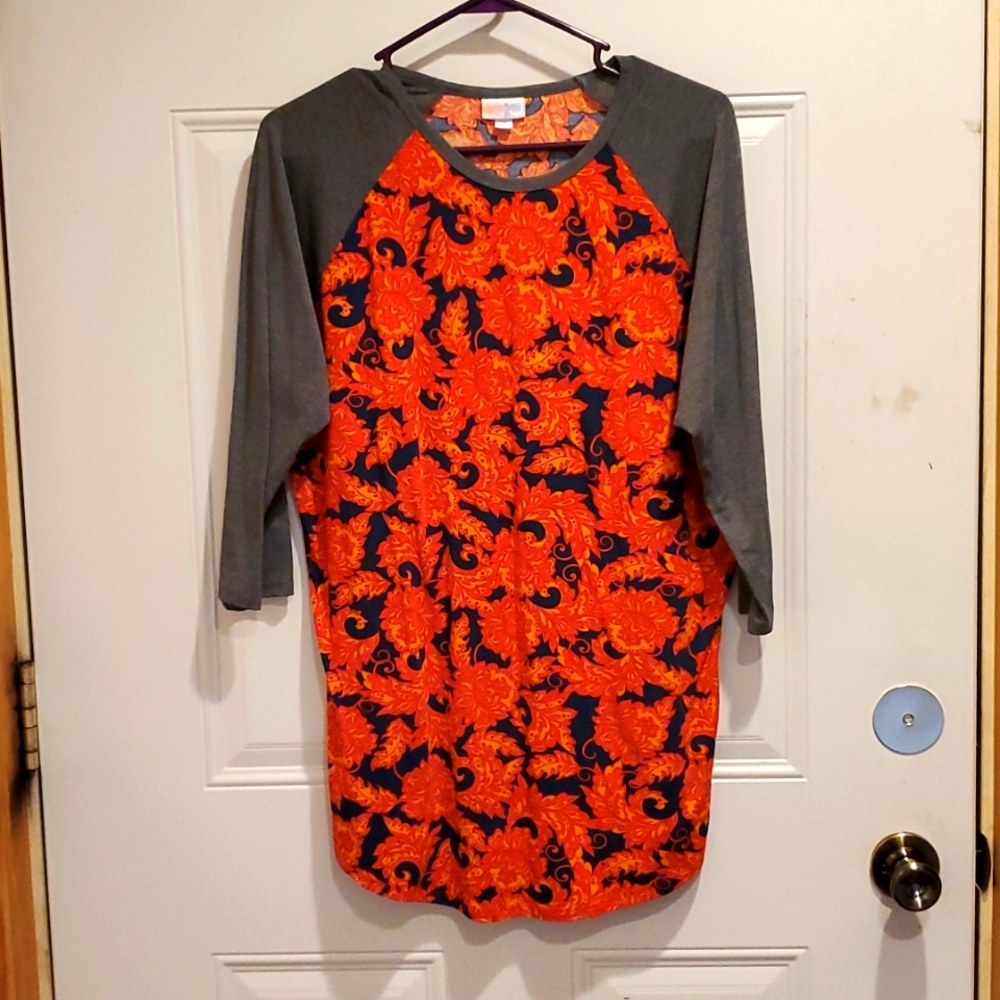 LuLaRoe Randy Baseball top